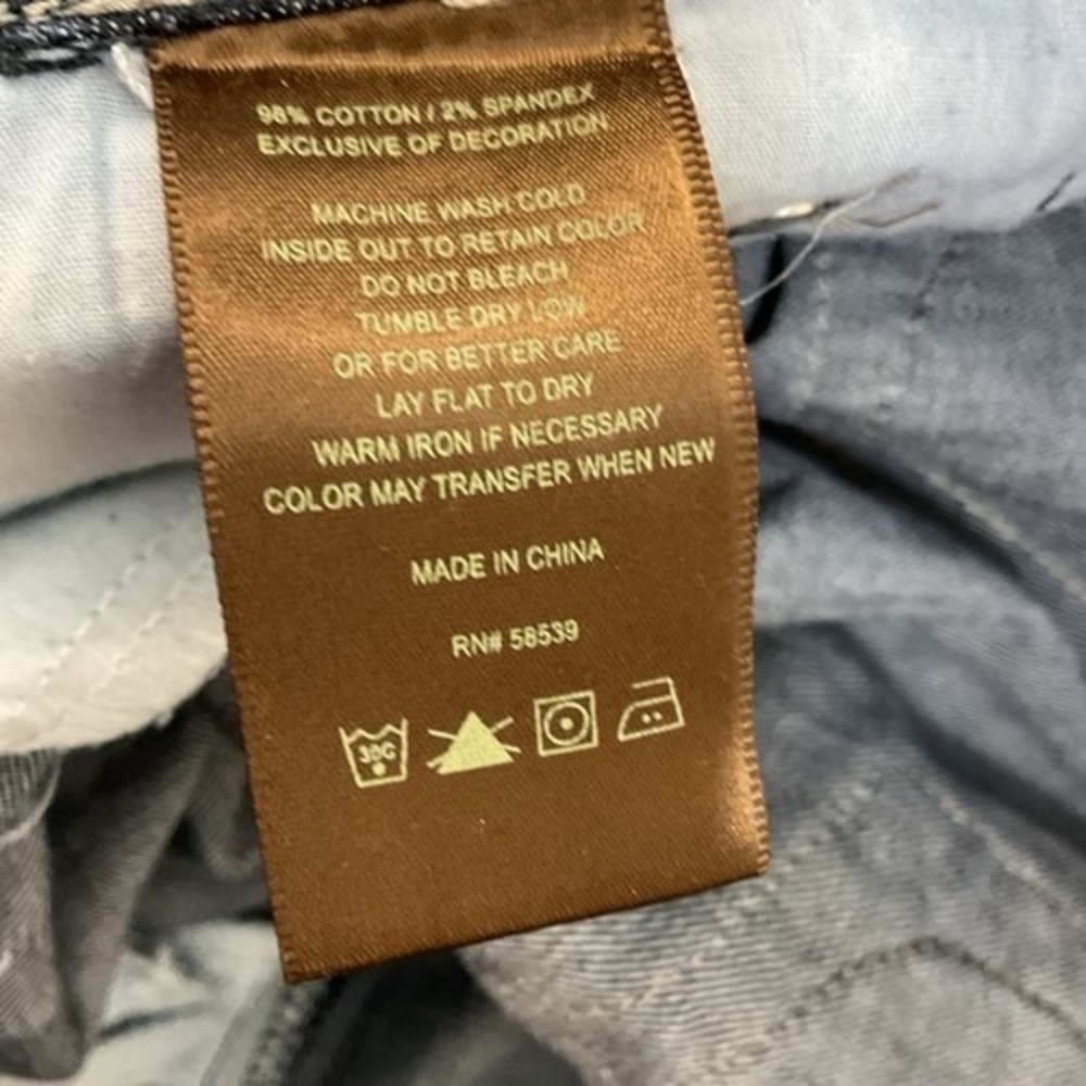 Kut from the Kloth Blue Stretch Reese Ankle Straight Leg Jeans Women 8 China - Picture 4 of 11